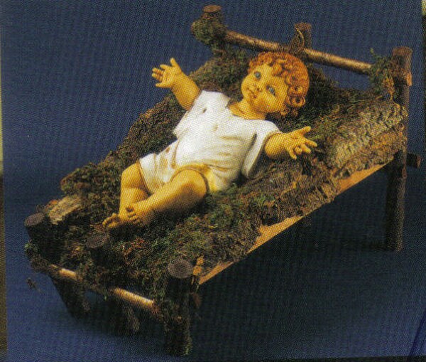 Gowned Infant Jesus for Nativity Set Life Sizes Replacement Christ Child